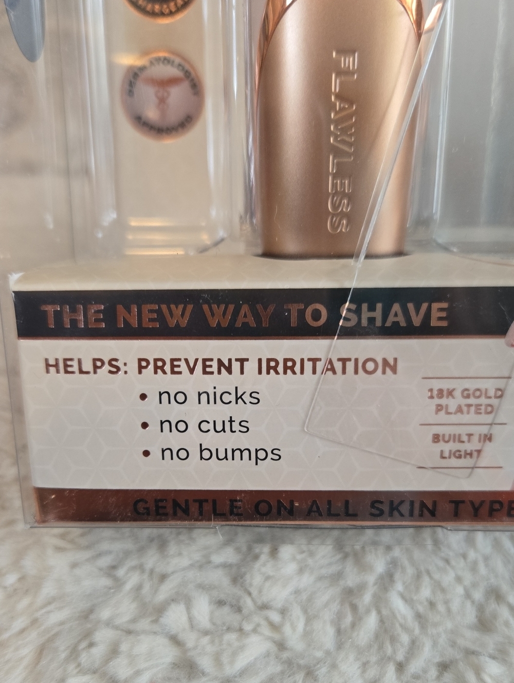 LAWLESS Rose Gold Facial Razor Precision Trimmer - Picture 3 of 4